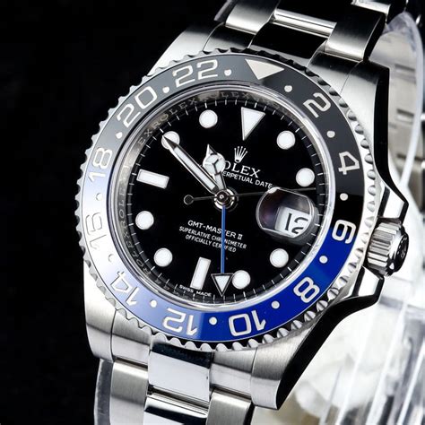 rolex blue black